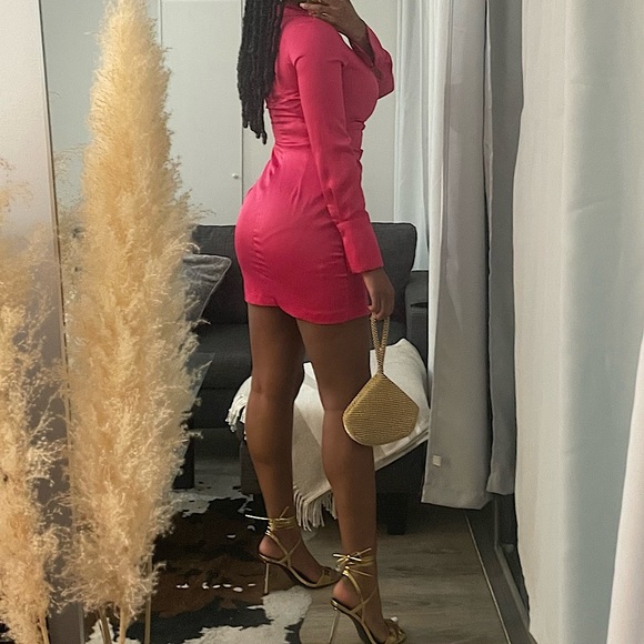 H&M Pink Shirt Dress - Picture 2 of 4